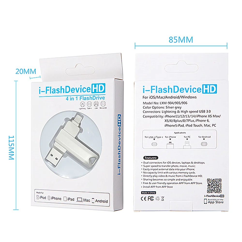 512 ГБ флэш-накопитель для iPhone 14/13/12/11 pro max палка хранения iPad внешняя 256G