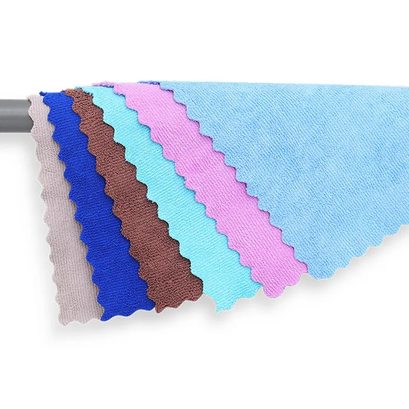 

5 шт., набор полотенец из микрофибры, 25 х25 см