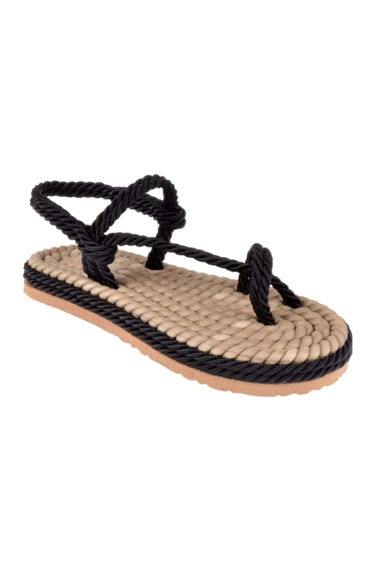 

Women's Braided Rope Sandals Straw Knitting Traditional Handmade Casual Style Fashion Non-Slip Beach Summer Slippers Sandals
