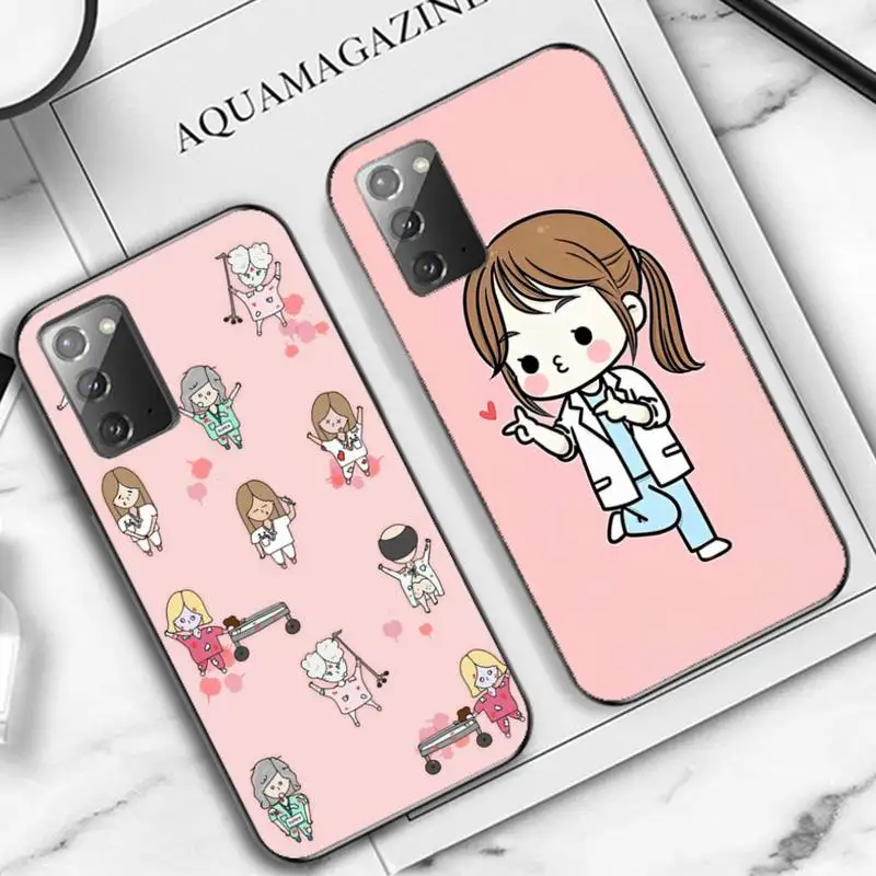 

Doctor Nurse Fun Phone Case for Samsung Note 5 7 8 9 10 20 pro plus lite ultra A21 12 72