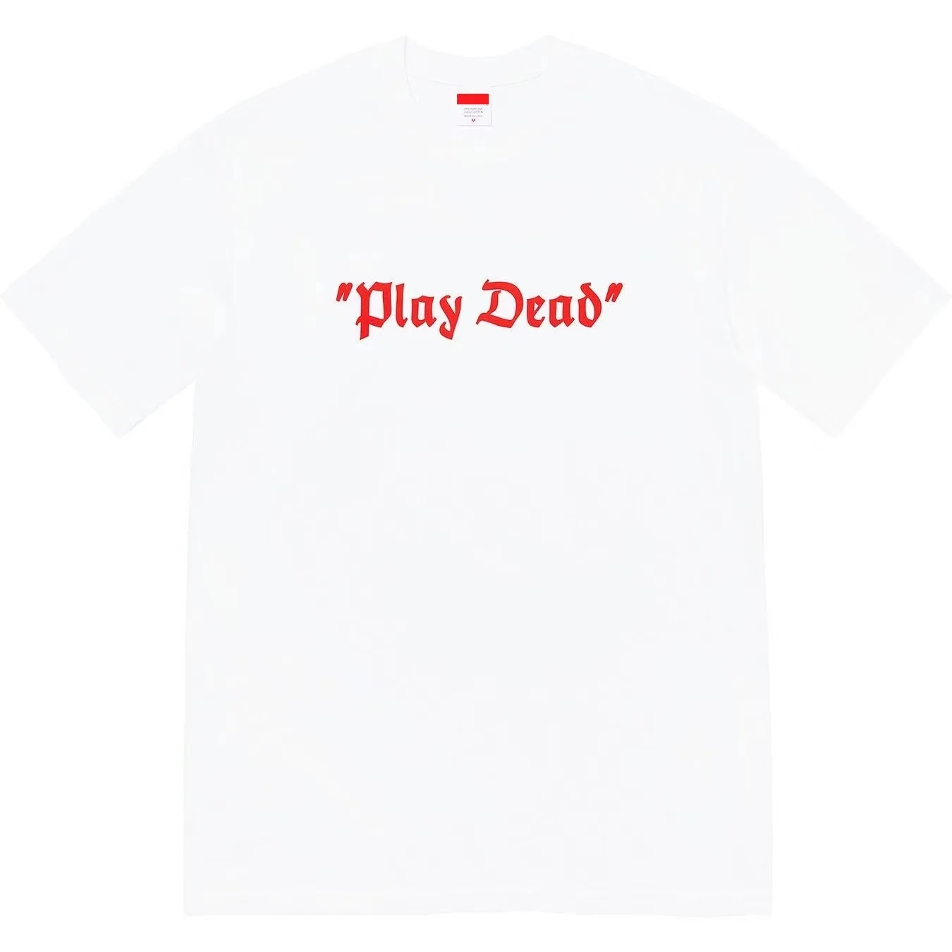 

Casual Summer Short-sleeved Men's Play Dead Print Fashion T-shirt O-neck Loose Tee Tops Streetwear Skateboard HipHop Top EU Size