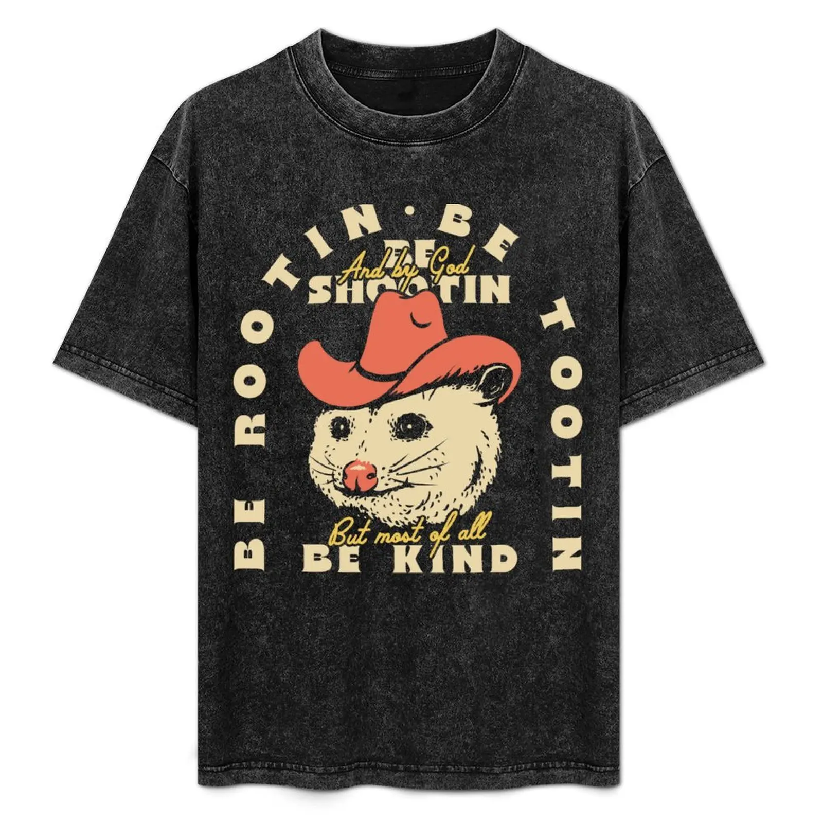 Rootin Tootin Shootin Possum ковбойский совет темно BG красное пространство Cowgirl в стиле кантри