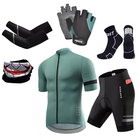 Мужская велосипедная одежда, профессиональный комплект для горного велосипеда, летняя одежда с коротким рукавом для горного велосипеда, футболка для дорожного велосипеда, оборудование для верховой езды, полный комплект