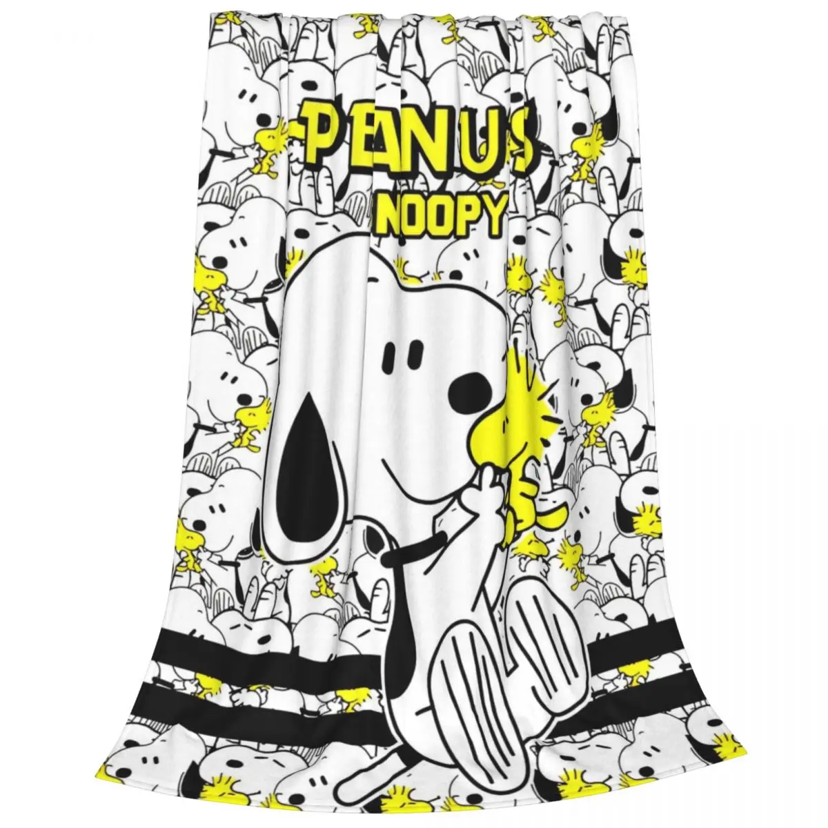 MINISO Фланелевые одеяла Snoopy Woodstock