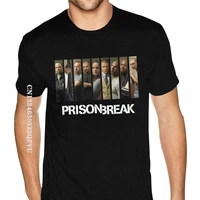 port prison break tshirt cotton mens plus size black tees shirt unique tops t shirt for men cotton top t shirts custom family