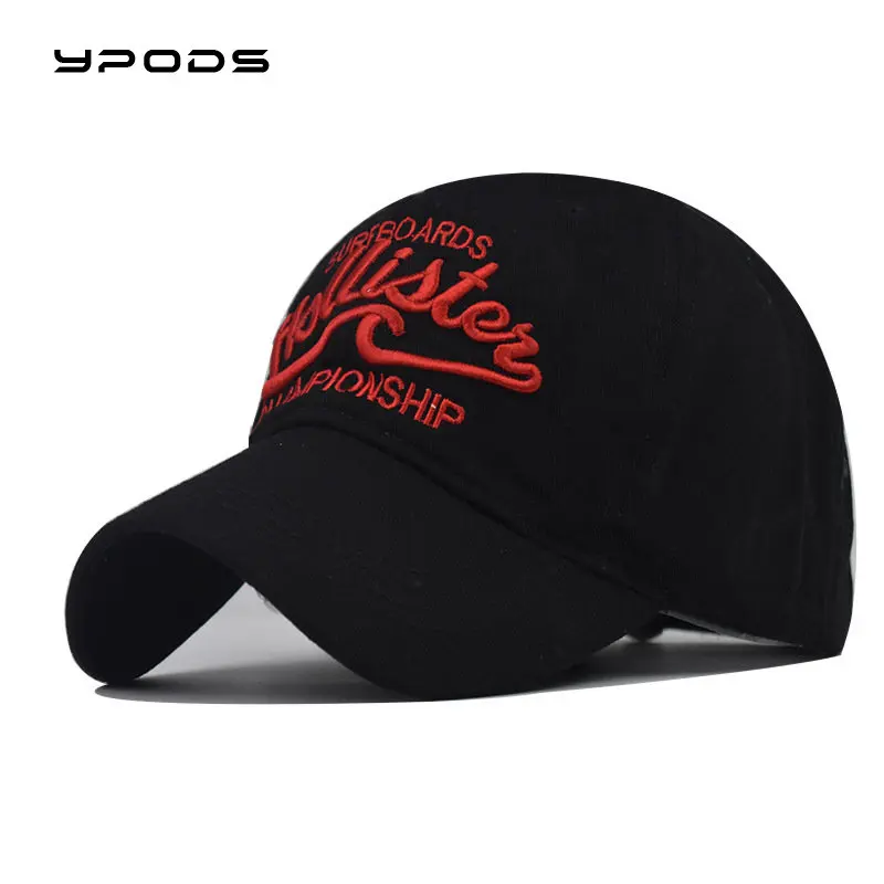 

Cotton New 3D Embroidery Large Letter Embroidery Baseball Cap Washed Old Duck Tongue Cap Outdoor Sunshade Cap Wholesale