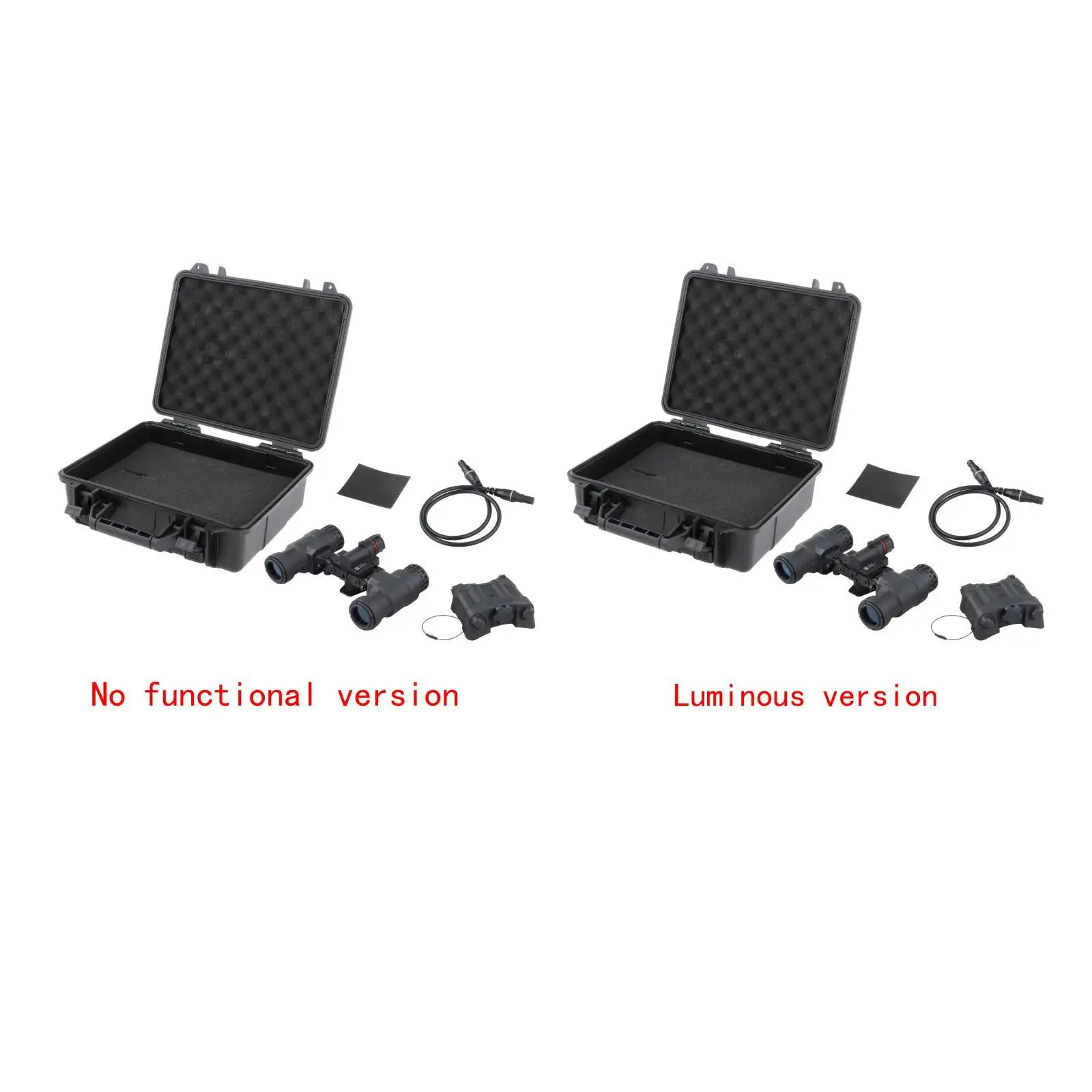 

Model AN-Pvs31 High Strength Nylon Professional with Storage Box Glasses Model Hunting Helmet Accessories Black