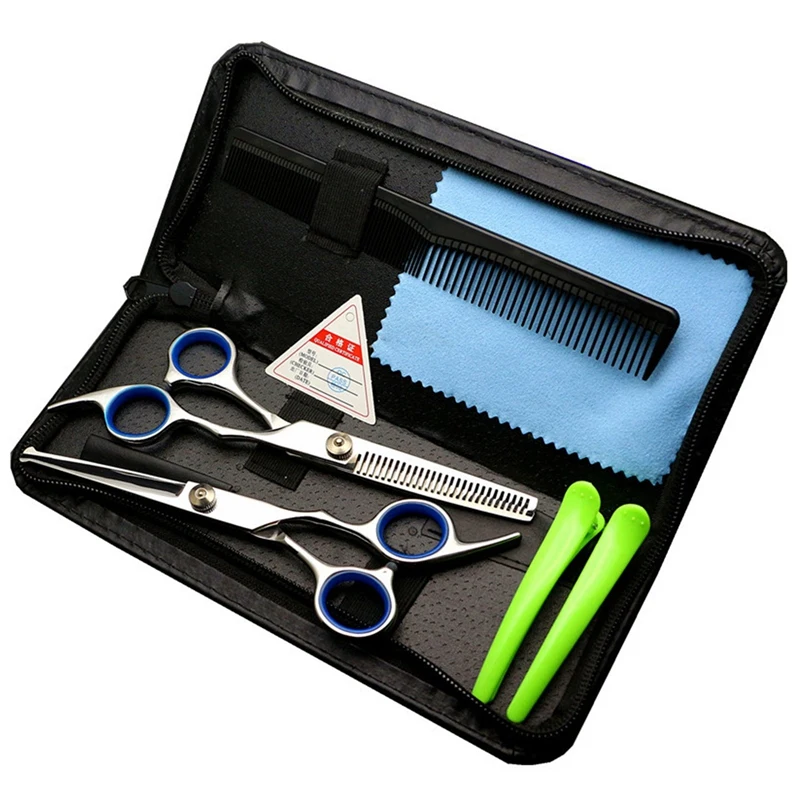 

Children's Baby Anti-Scratch Safety Scissors Fish Mouth Round Head Haircut Scissors Hairdressing Combo Set