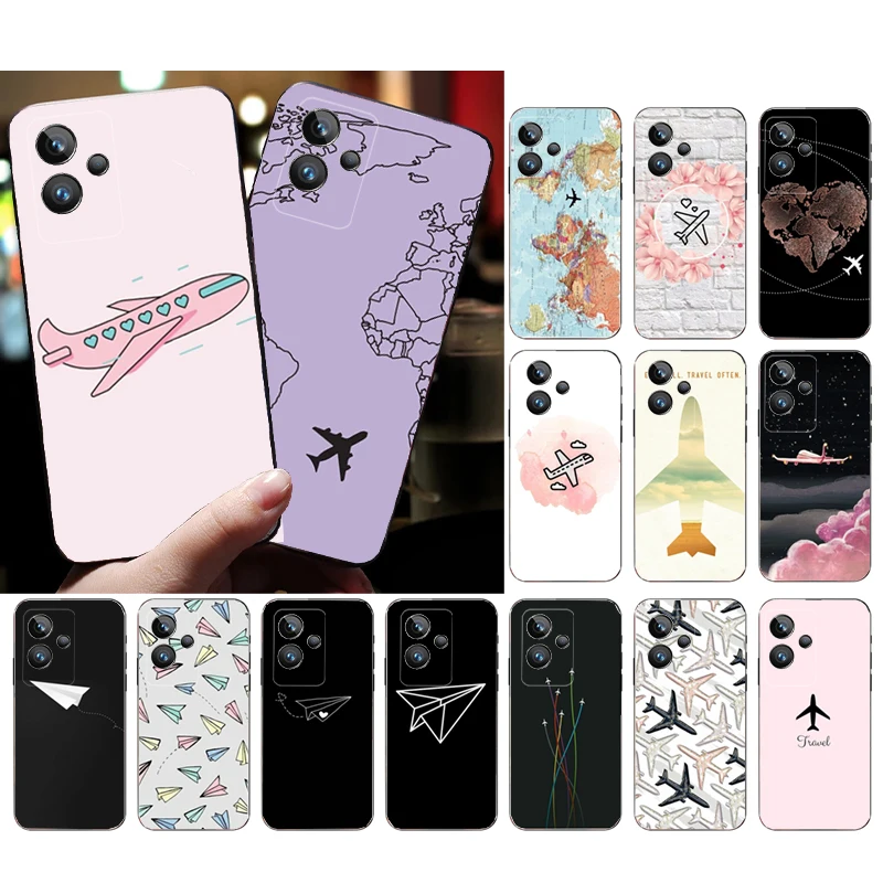 

Phone Case for OPPO Realme GT 2 Pro X2 Pro XT C25S 9 8 7 6 Pro 6i GT Master C3 C21 C21Y C11 X3 SuperZoom Airplane Plane