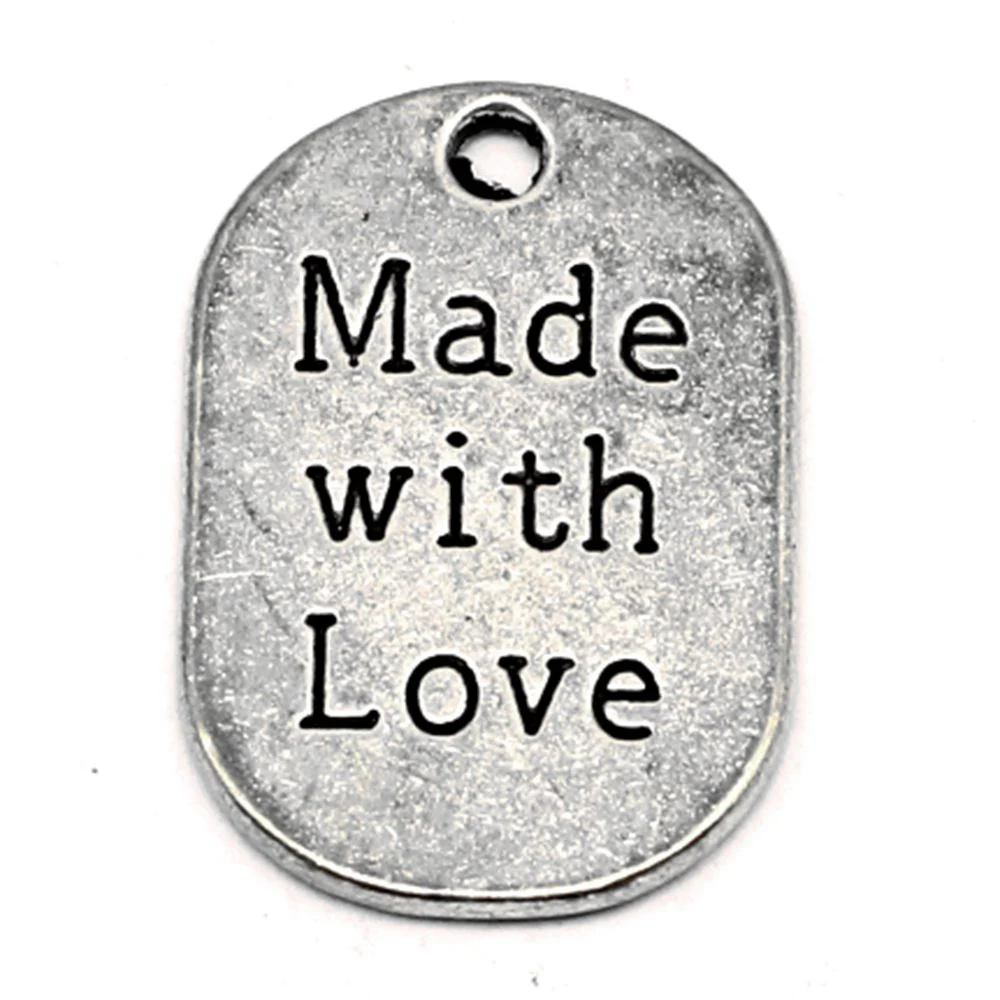 

9 шт., подвеска в виде букв, 19 х27 мм