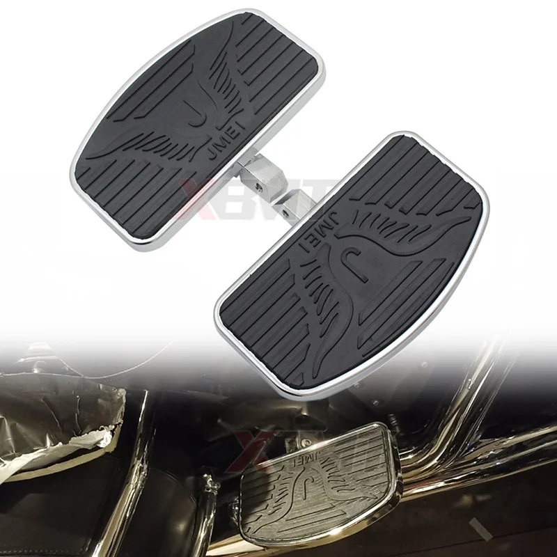 

Motorcycle Rear Passenger Footrests Foot Pegs Floorboards Footboards For Honda Shadow 400 750 ACE VT400 VT750 2004-2012
