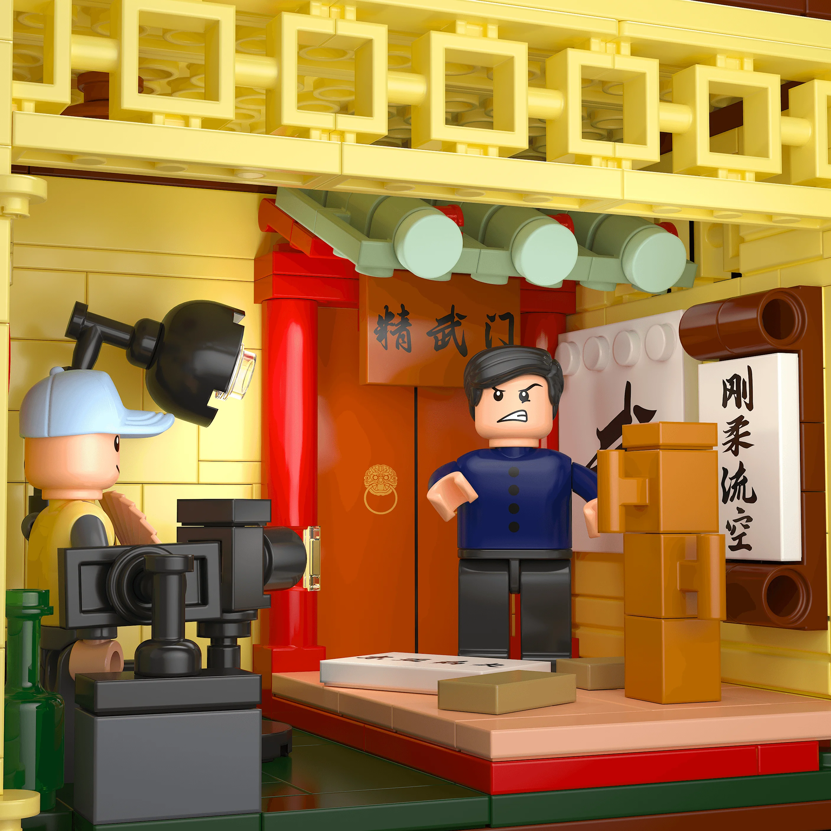 Винтажный проектор 3D модель мини-строительные блоки игрушки реалистичная