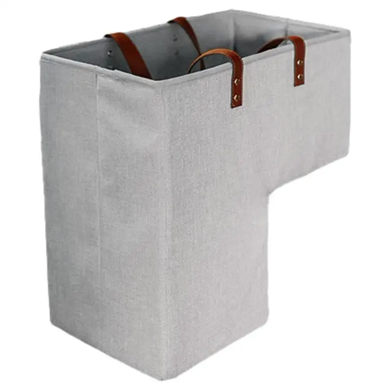 

Stair Basket With Comfort Handles Eco Friendly L Shape Staircase Baskets For Carpeted And Wooden Stairs Home Storage
