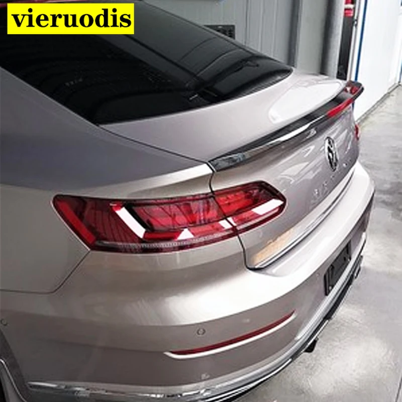 

For 2019 Volkswagen New CC Arteon Spoiler High Quality ABS Material Primer Color Dar Tail Wing Decoration Rear Trunk Spoiler