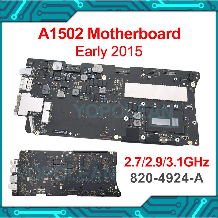 

Original Tested A1502 Motherboard For Macbook Pro Retina 13" A1502 Logic Board i5 8GB 16GB 820-4924-A 2015 year