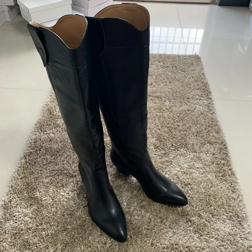 

AN197 новые зимние сапоги женские сапоги на высоком каблуке