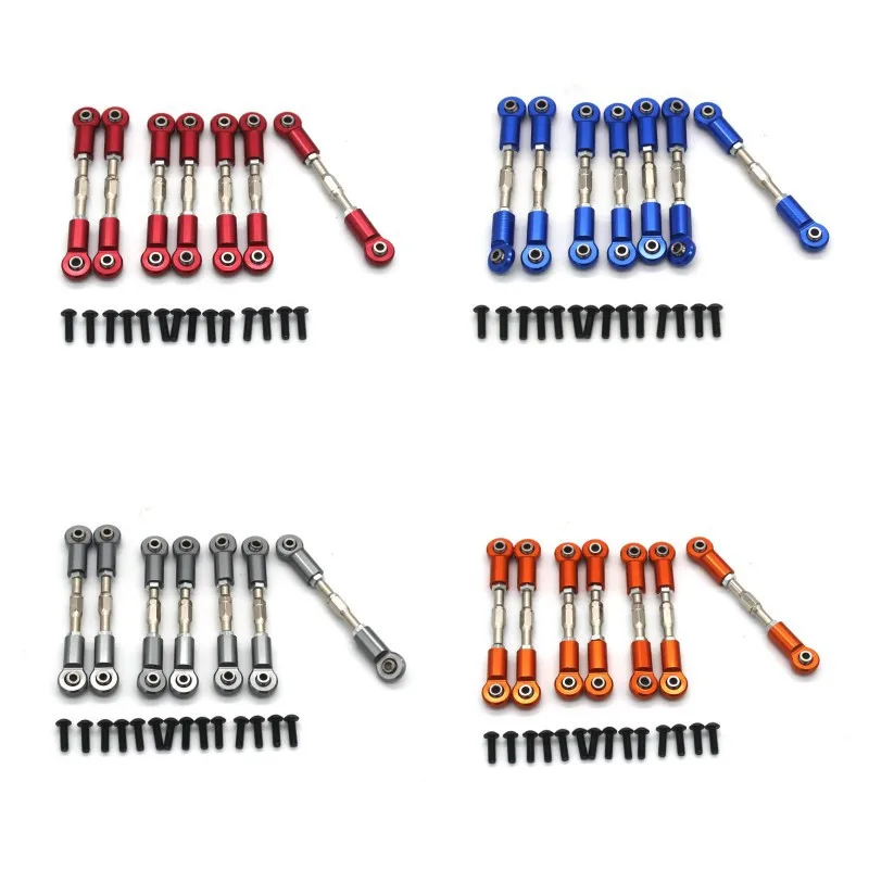 

ZD Racing Zhi Ding Xing Yaohua DBX-10 RC 1/10 remote control car metal parts 7 pull rods for the whole ca0r.PO
