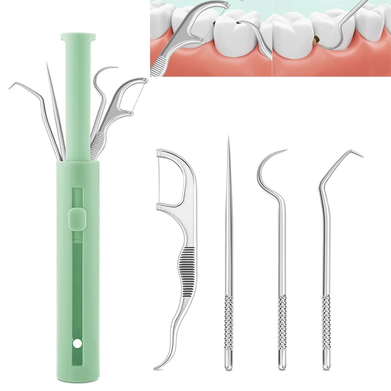 

1 комплект, портативный чехол из нержавеющей стали для чистки зубов