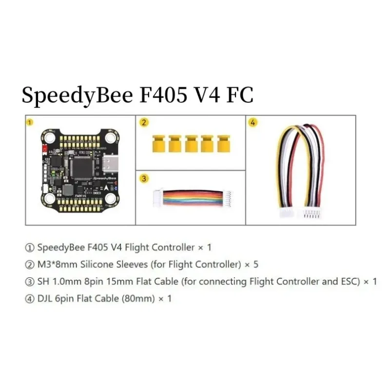 1 шт. для F405 V4 60A Stack 3-6S FC&ESC ICM42688P F405 FC Полетный контроллер BLHELIS 55A 4-в-1 ESC для FPV фристайл-дронов и моделей БПЛА (art.: 3920dbfde608a) - 3920dbfde608a