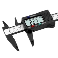 electronic vernier carbon fiber meter 100mm plastic digital micrometer digital ruler measuring tool