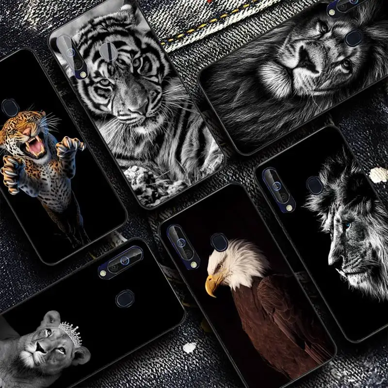 

Wolf Dog Cat Bird Lion Tiger Animal Phone Case for Samsung A51 01 50 71 21S 70 31 40 30 10 20 S E 11 91 A7 A8 2018