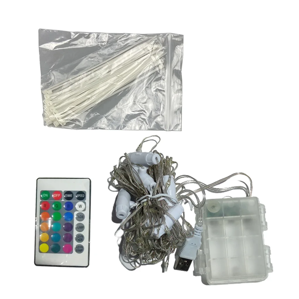 

Umbrella Light String Adjustable Solar Outdoor Parasol String Light IP65 Waterproof Remote Control Patio Lamp