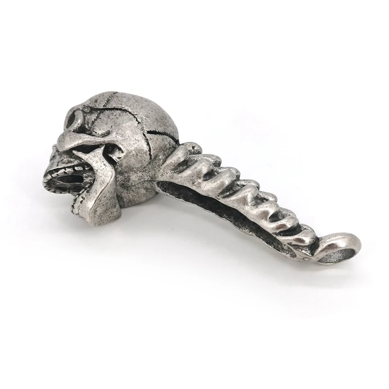 Открывалка для пивных бутылок в форме черепа портативный брелок из сплава