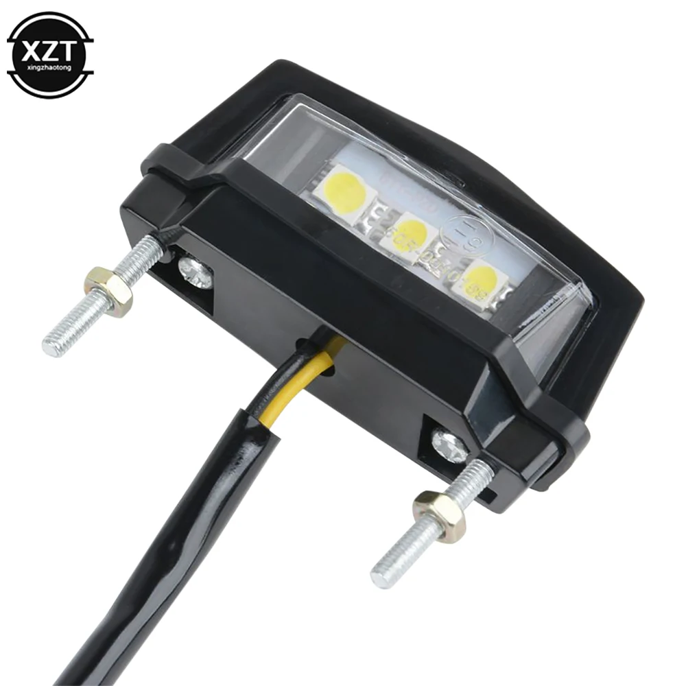 

1PCS New 12V Motorcycle License Plate LED Light Waterproof Motorcycle License Light Motorcycle Lights