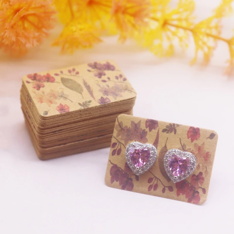 

Бумажные бирки для сережек ZerongE 100 шт.