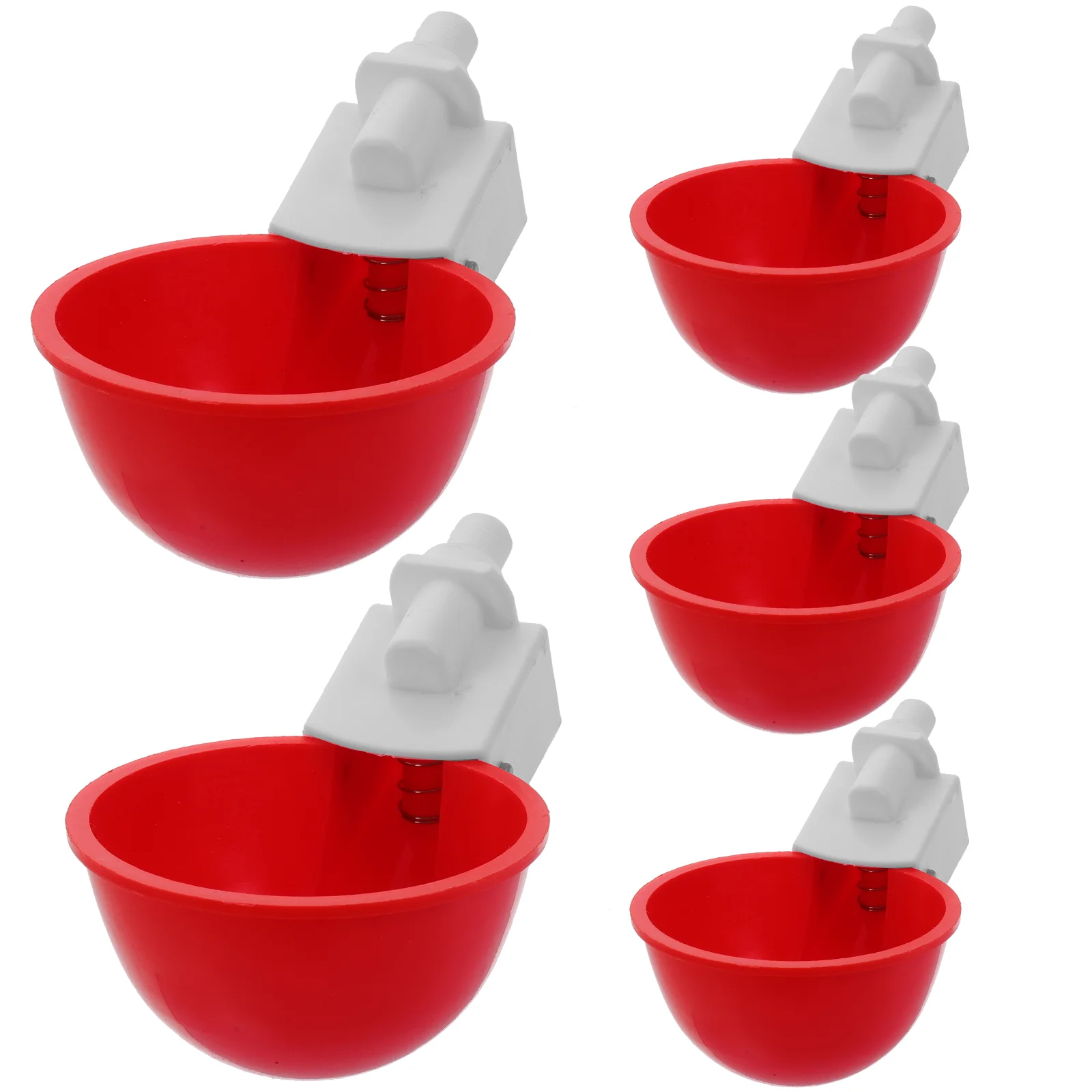 

Automatic Chicken Water Cup Pigeon Feeding Cups Quail Feeders Plastic Poultry Waterer Drinking Tools Bowl