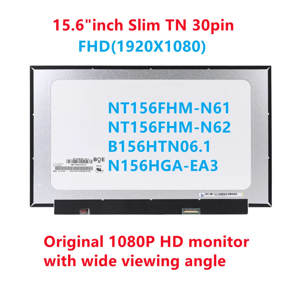 Atualização Ips B156htn06.1 Fit Nt156fhm-n61 Nt156fhm-n62 Tv156fhm-nh1 N156hga-ea3 Edp 1920×1080 15.6