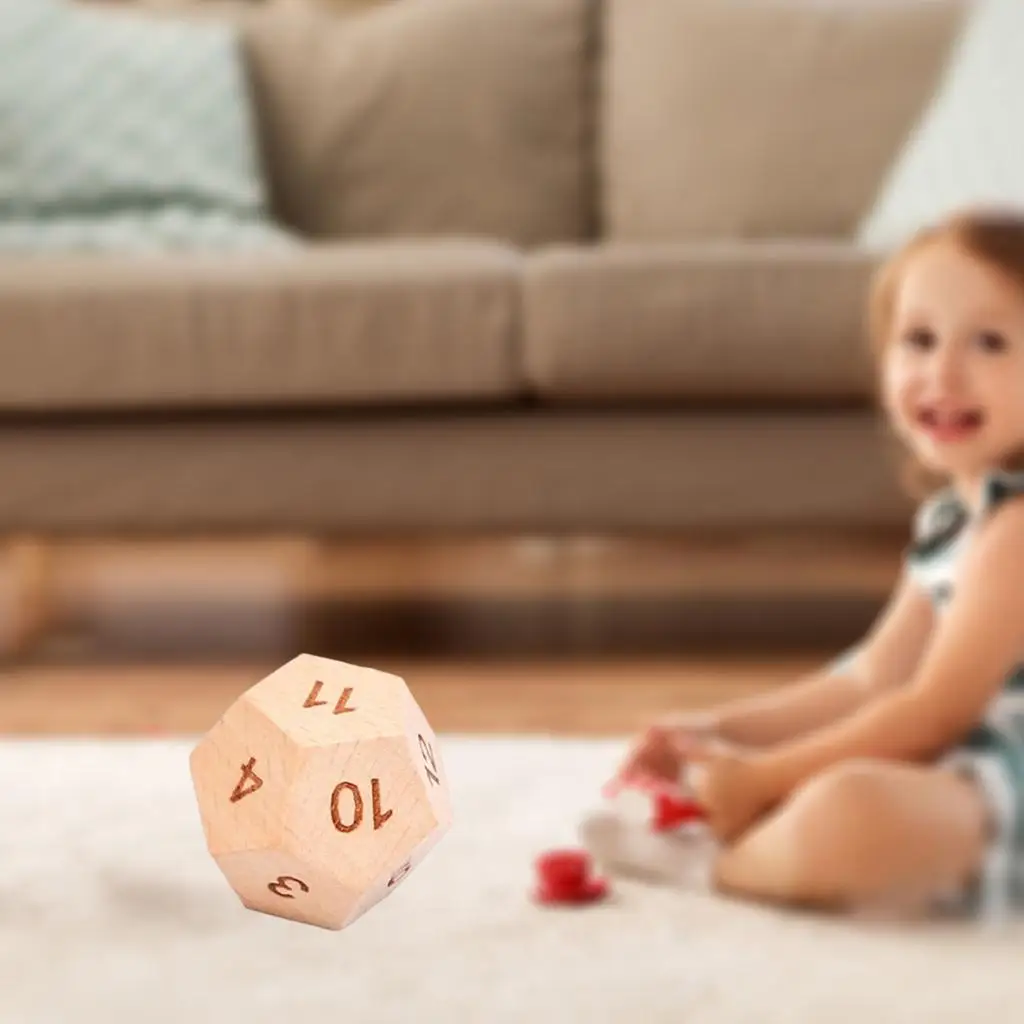 D12 12-сторонние игральные кости математические игры настольная игра набор кубиков