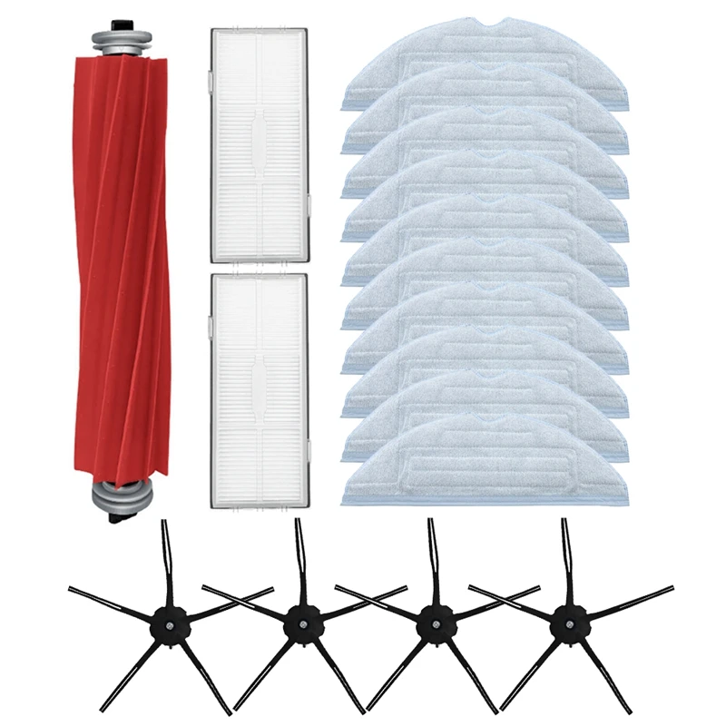 

17Pcs Replacement Main Brush Mop Hepa Filter Side Brush For Xiaomi Roborock S7 T7 T7S Plus Vacuum Cleaner Spare Parts