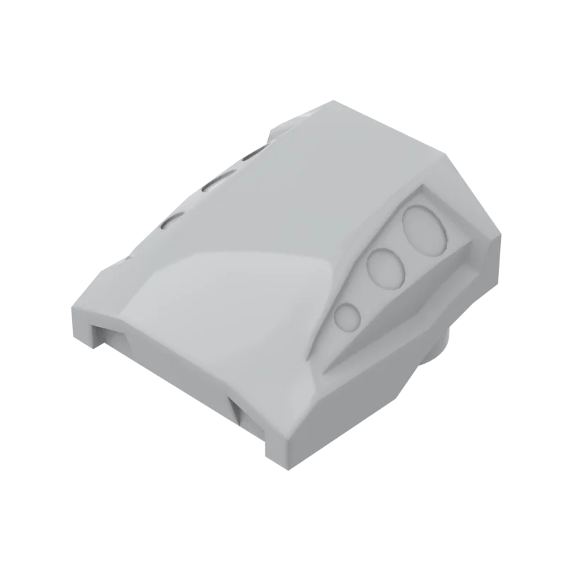 

10 шт., детали MOC для Детского конструктора, 44675 склона, изогнутые, 2x2