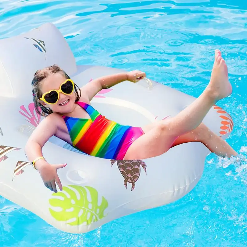 ПВХ люминесцентный водный гамак плавающий шезлонг надувной матрас для бассейна