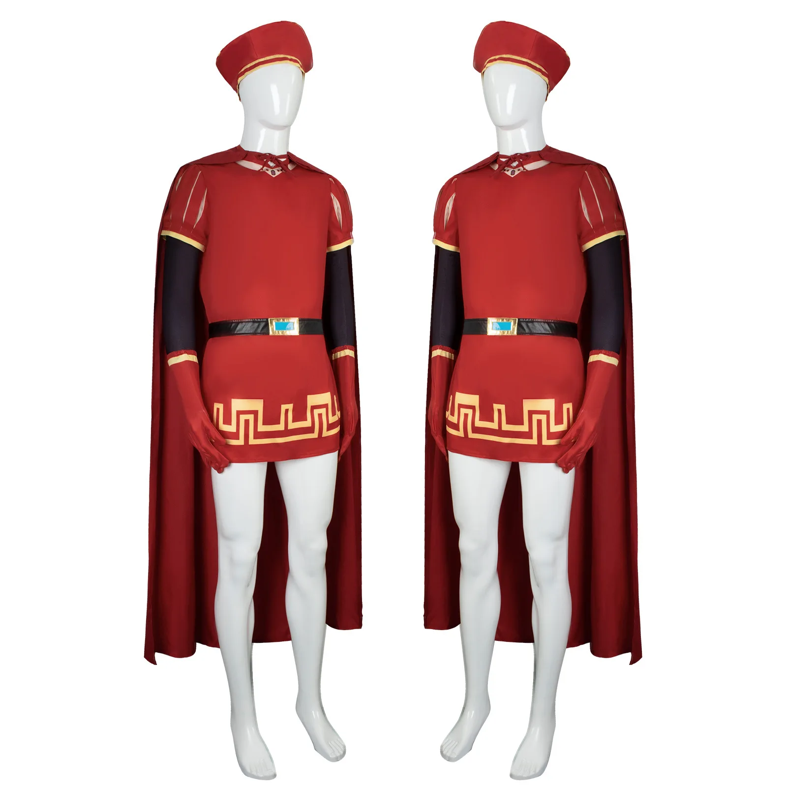 Костюм для косплея Lord Farquaad красные наряды мужской костюм на Хэллоуин карнавал