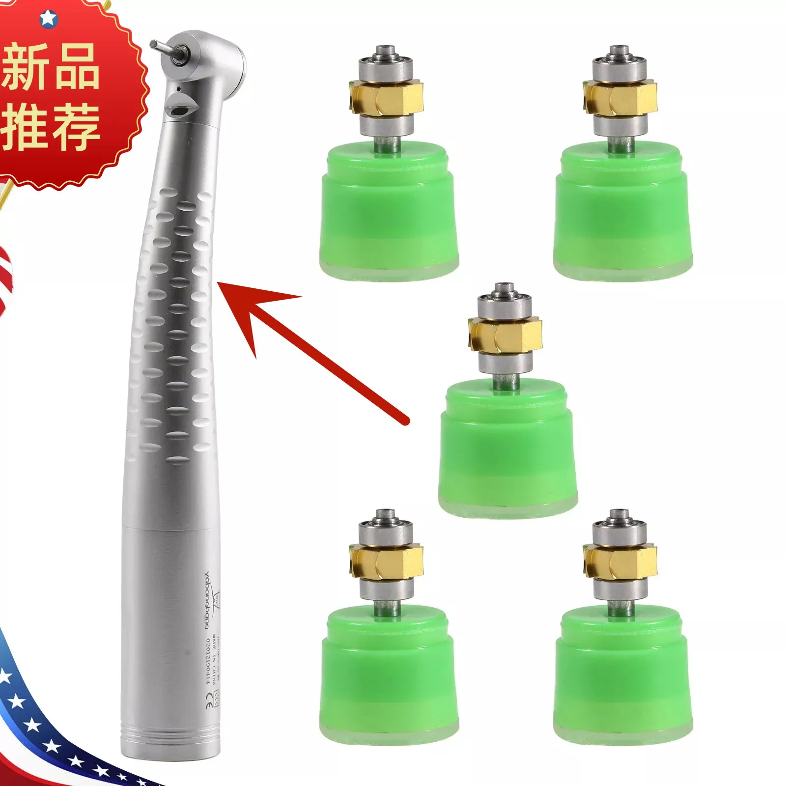 5 шт. роторы для стоматологических картриджей турбина 6 отверстий стандартная