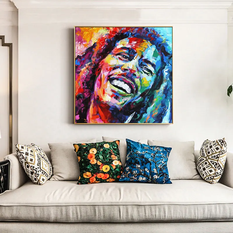 

Famous Rapper Bob Art Poster And Prints Modern Graffiti Canvas Oil Paintings Living Room Bedroom Home Decor Wall Figure Pictures