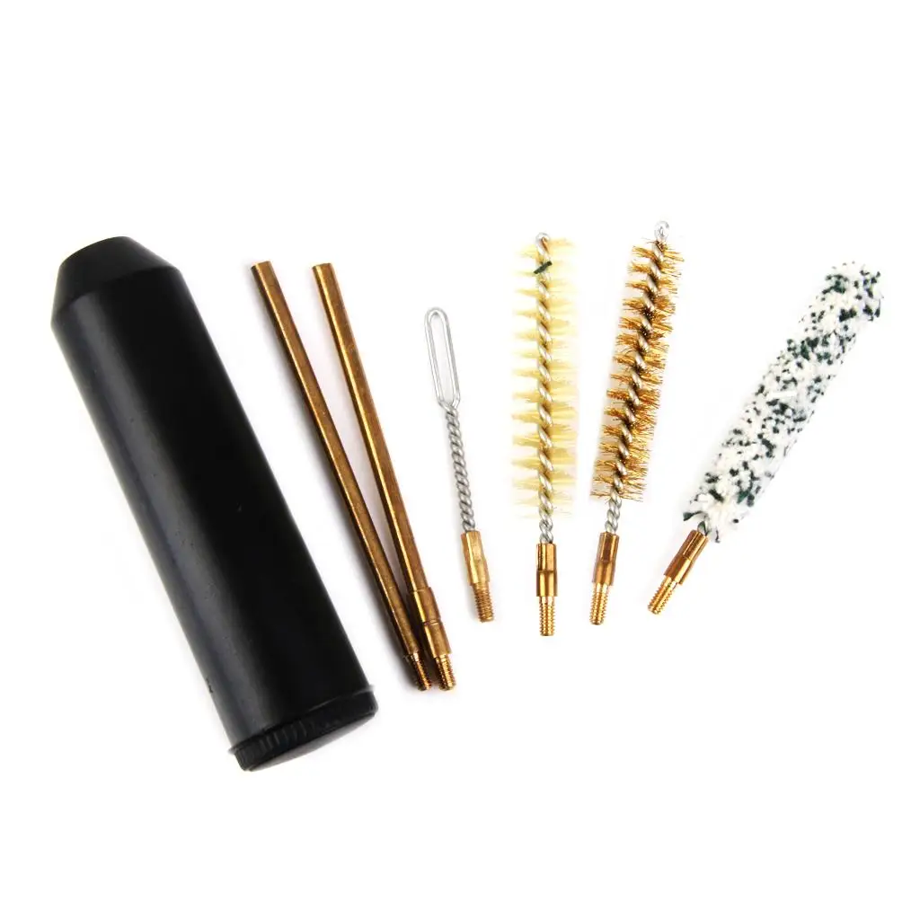 

7Pcs Pocket Size Gun Brush Kit Cleaning Tool for Gun 38/357 9mm