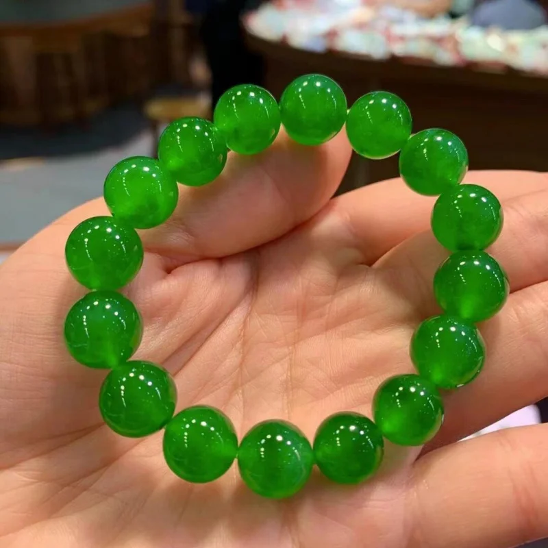 Натуральные товары из Мьянмы похожие на лед полностью нефритовый браслет Yang с