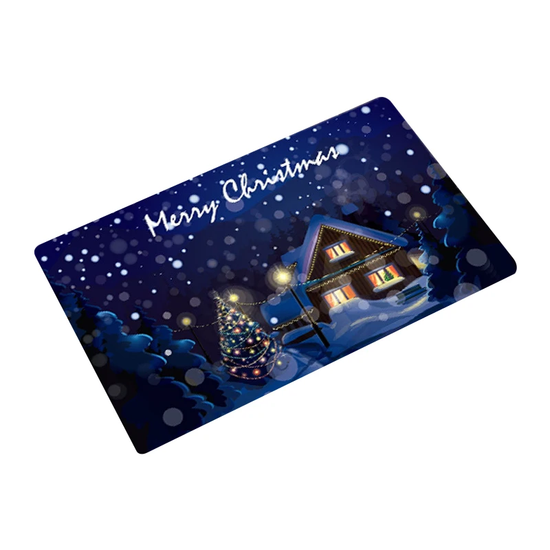 

Nordic Style Christmas Kitchen Living Room Bathroom Carpet 40*60cm Kitchen Living Room Bathroom Carpet Non-slip Mat Dropshipping