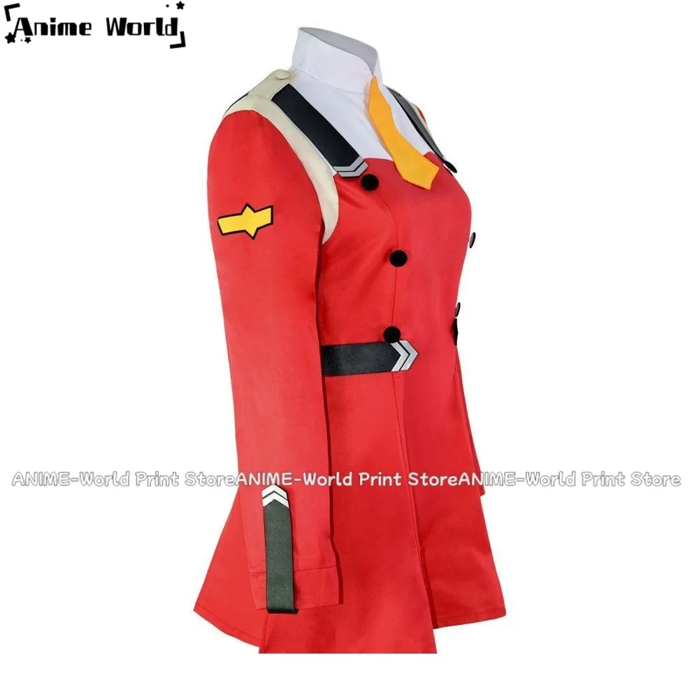 》 Размер на заказ унисекс аниме Cos ZERO TWO 02 костюмы униформы для косплея