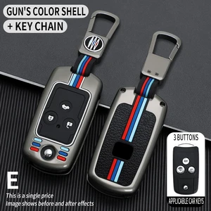 Zinc Alloy Car Key Case For Honda Accord Acura Fit Pilot MDX RDX TL TSX ZDX CRV Civic IX Insight Ridgeline HRV Jazz Accessories