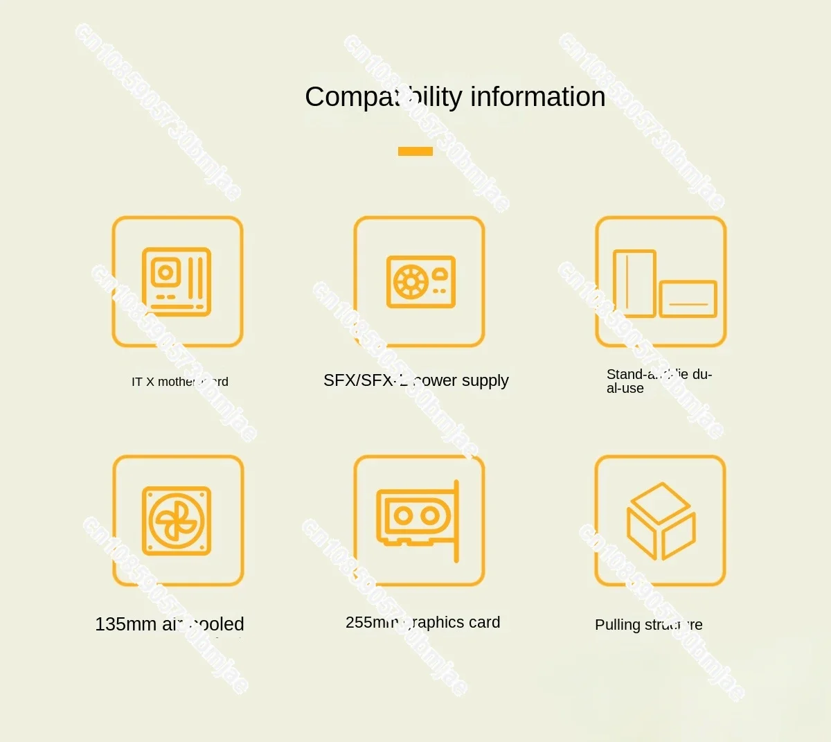 ITX E24T Energy Box горизонтальный настольный компьютер SFX алюминиевый башня из сплава с