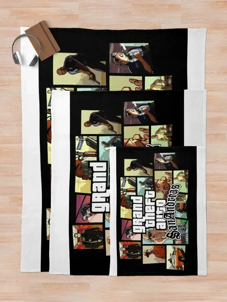 Одеяло GTA San Andreas Gaming Art милое клетчатое одеяло для малышей