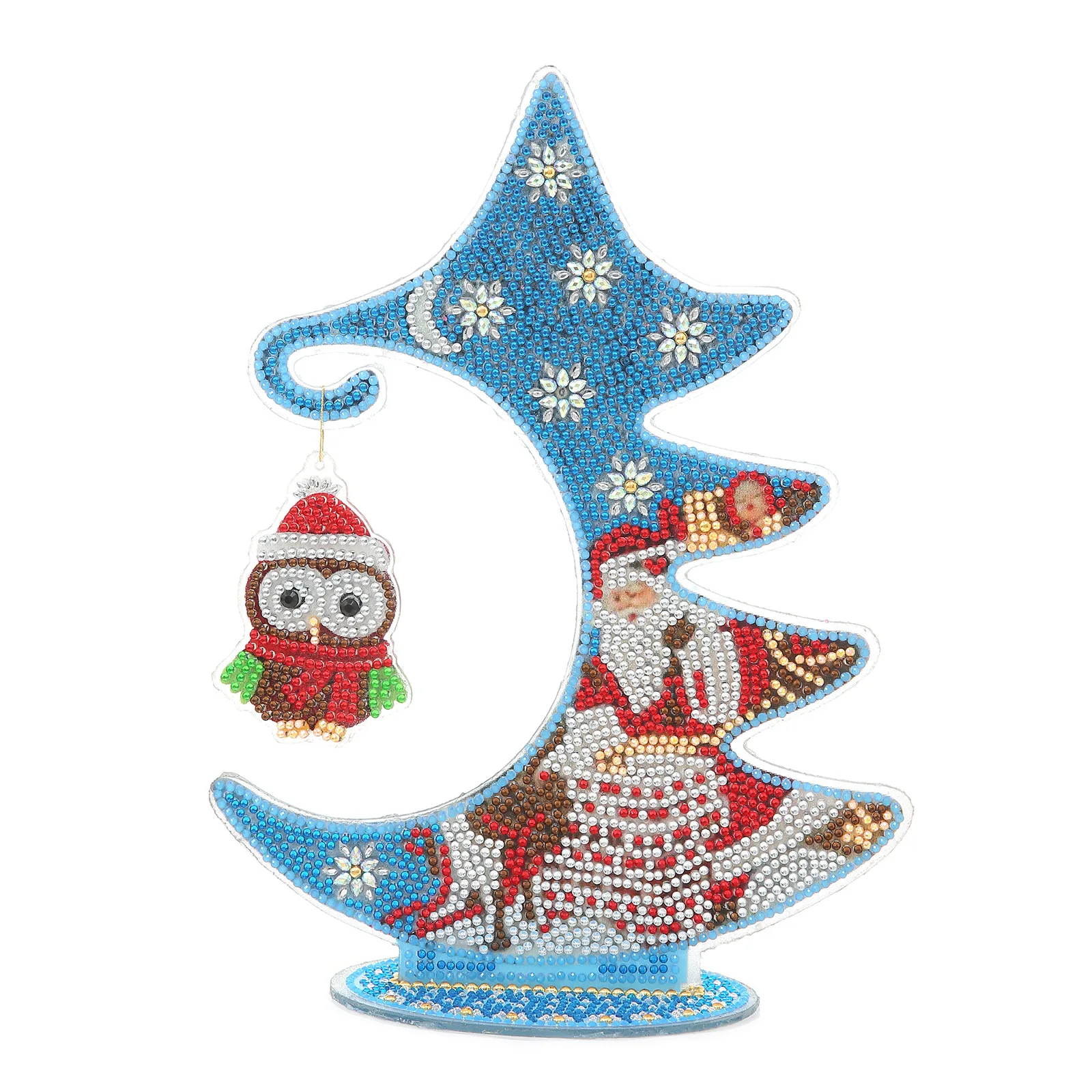 

2023 Christmas 5D Crystal Christmas Tree Diamond Painting Snowman Embroidery Colorful Rhinestones DIY Halloween Home Decor Gift