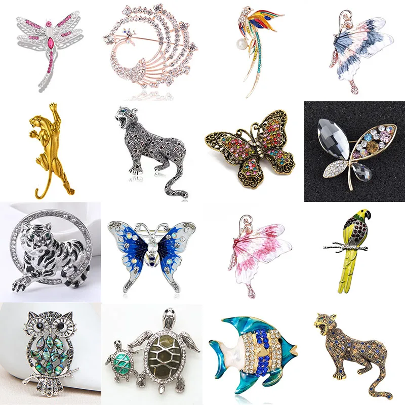 

fashion personality classic beetle insect animal brooch drip oil rhinestone alloy accessories men and women pin