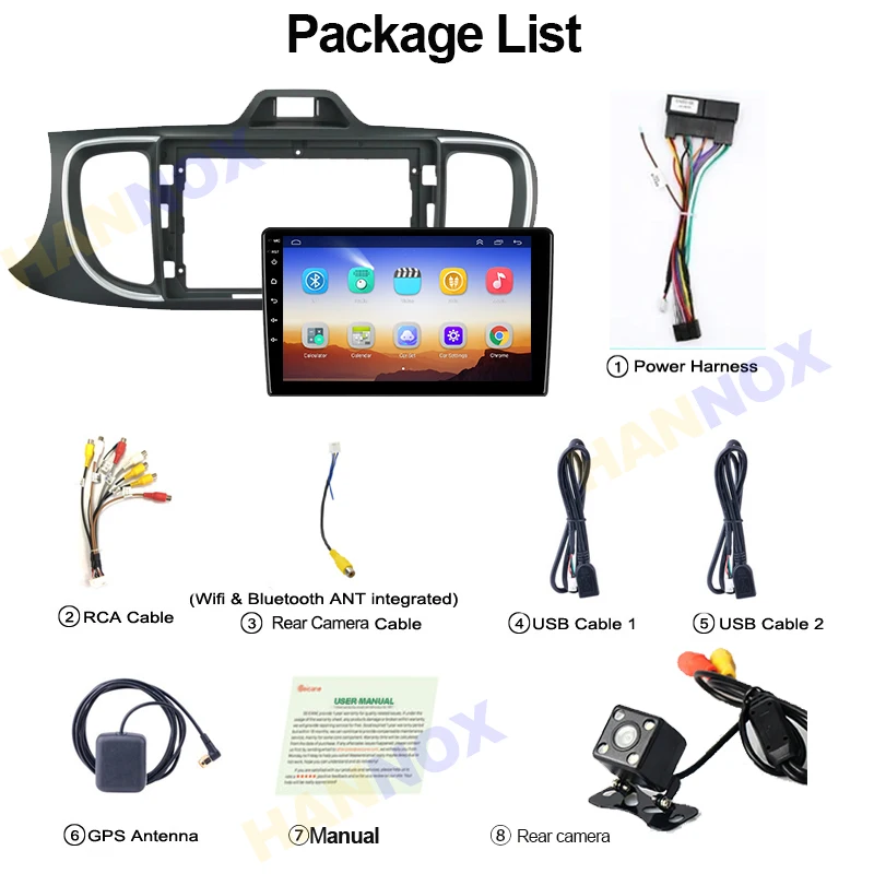 Автомагнитола для Kia Soluto Pegas 2017 2018 2019 2020 9 дюймов Android