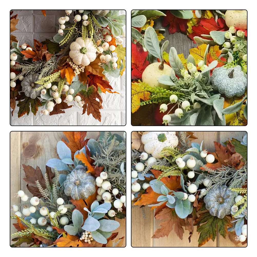 35/40 см гирлянда с тыквой и ягодами оконная подвесная имитация растения венок из