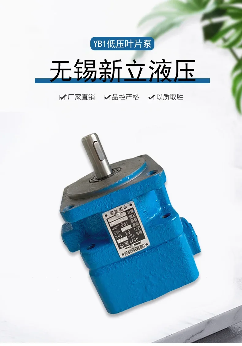 Гидравлический лопастной насос Shanghai Shengman YB1-6/2 5/4/10/12/16/20/25/32/40/50/63/100